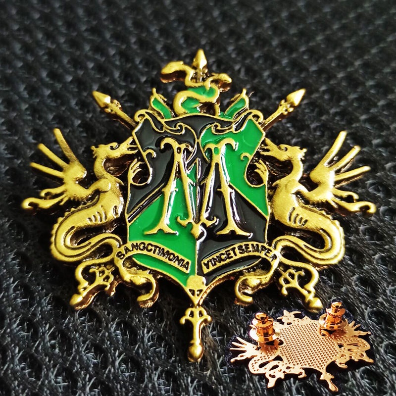 Huy Hiệu Cài Áo Hình Logo Phim Harry Potter 3d Bằng Hợp Kim Chất Lượng Cao