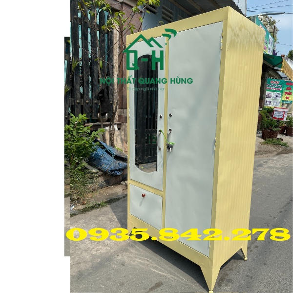 TỦ SẮT 2 CÁNH FREE SHIP