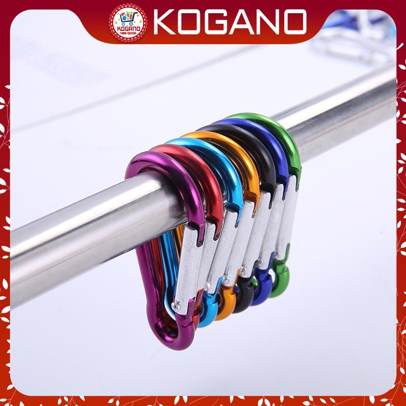 Móc khóa EDC KOGANO móc chìa khóa xe, móc balo du lịch, dã ngoại, phượt carabiner nhôm siêu bền HG-001091