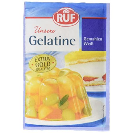 Bột gelatine cho bé - Bột Gelatine Hữu Cơ RUF 9g/ 1 gói