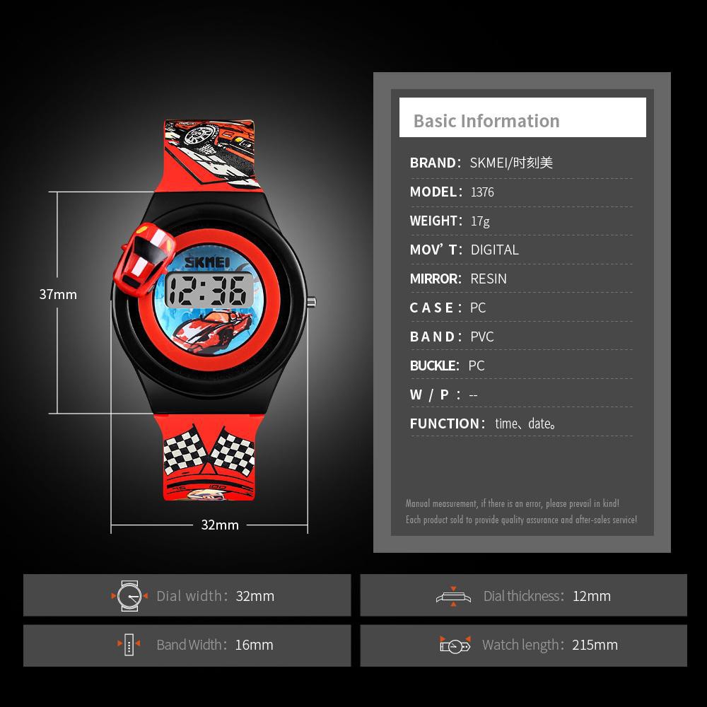 Đồng Hồ Trẻ Em SKMEI 1376. Phong cách thể thao, thời trang đơn giản cho bé | BigBuy360 - bigbuy360.vn