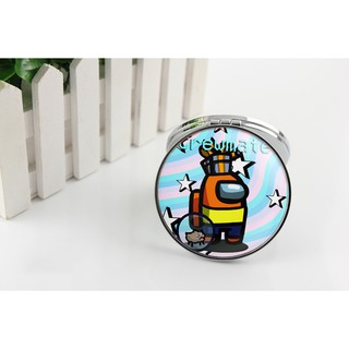 Gương tròn cầm tay Mini Among Us (2 mặt)