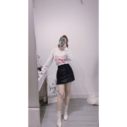 Set áo rộng váy nhung-Dưới 52kg-Carotshop