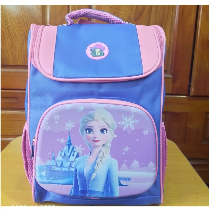 Balo học sinh chống gù, chống thấm nước cao cấp in hình 3D sắc nét - BLHS07