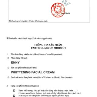 KEM BODYX2 ENNY DƯỠNG TRẮNG DA CẤP TỐC !!!
