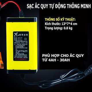 Bộ sạc bình acquy 12v