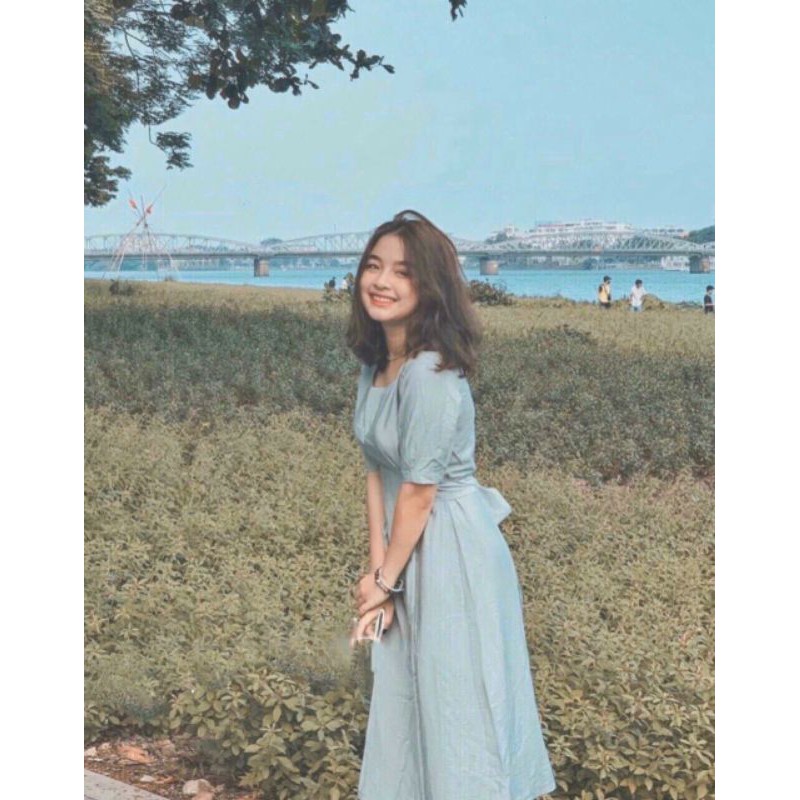 Váy dáng dài vintage