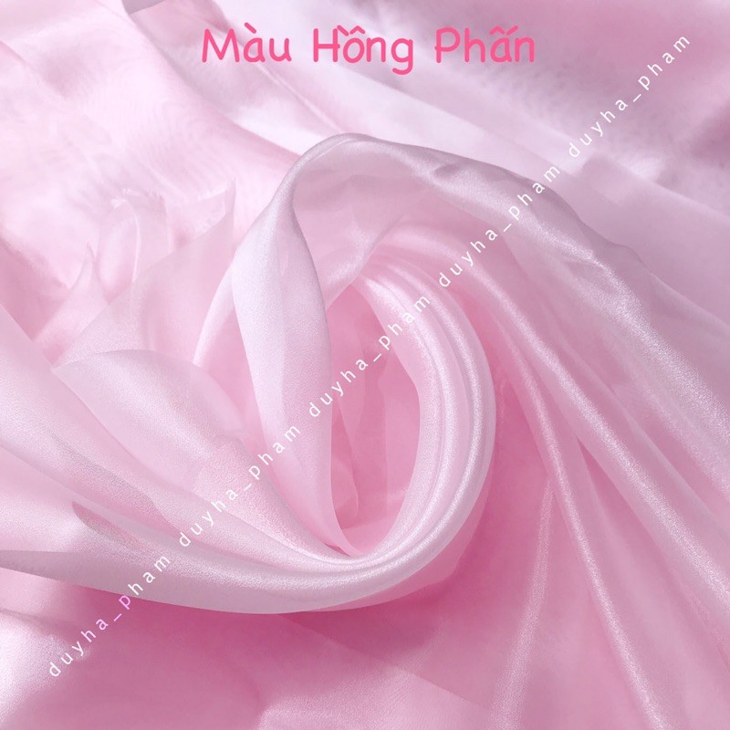[BẢNG MÀU 3•LOẠI ĐẸP]  VẢI VOAN KÍNH LOẠI ĐẸP
