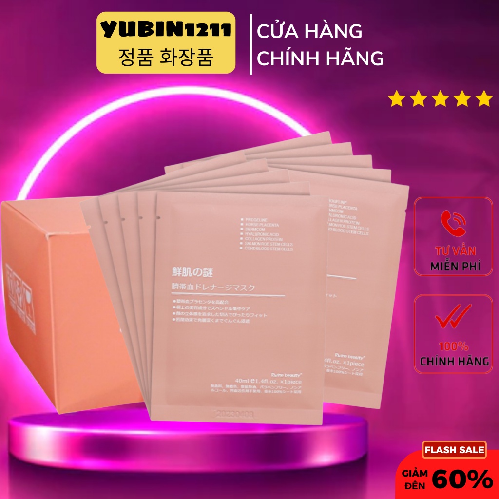Mặt nạ nhau thai Nhật Bản Rwine Beauty Stem Cell Placenta Mask