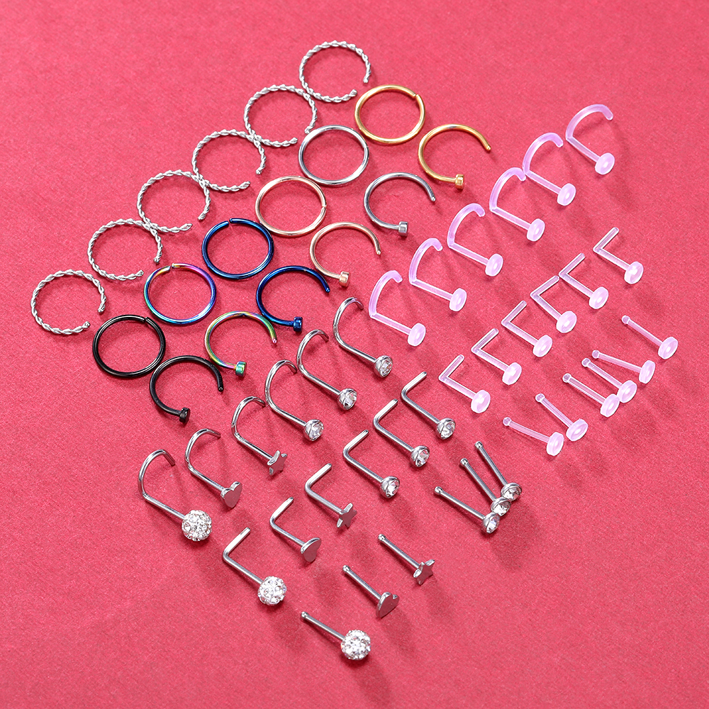 Set 54 Khuyên Mũi Phong Cách Ấn Độ Cho Nữ