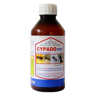 Cypado 25EC ( Ấn độ ) - Thuốc diệt muỗi, gián , côn trùng chai 1 lít
