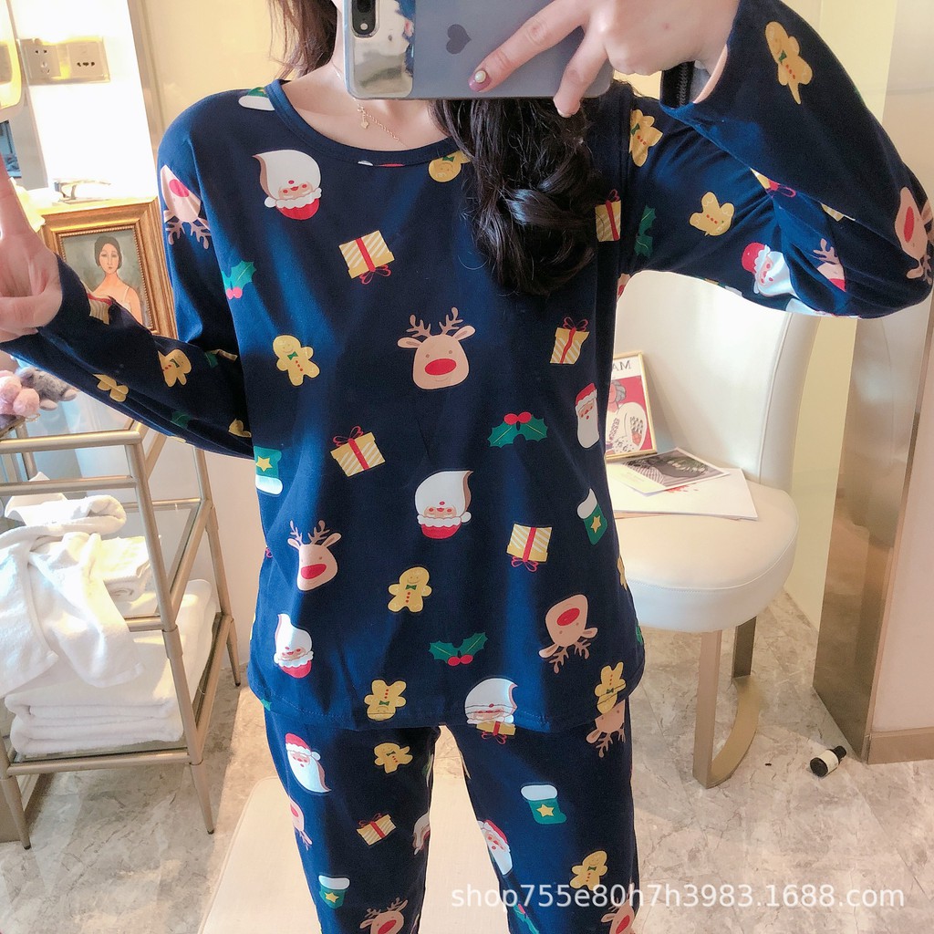 Set ulzzang đồ ngủ Giáng Sinh DN009 (có ảnh thật) | BigBuy360 - bigbuy360.vn