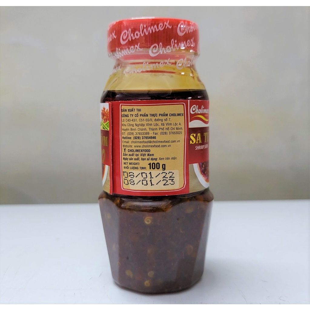 [Hủ nhựa 100g] SA TẾ TÔM XO [VN] CHOLIMEX Shrimp Satay