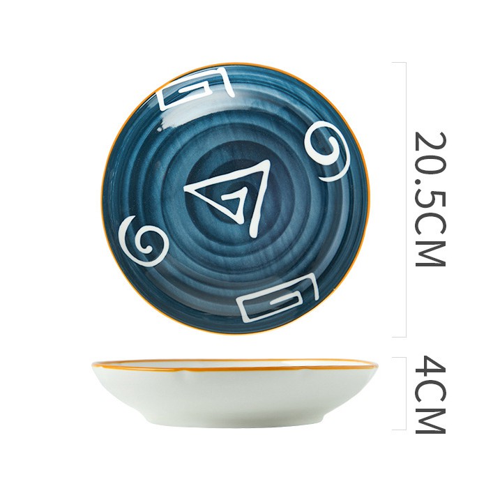 [Xả Hàng] Bộ bát đĩa sứ Ramen cao cấp Nhật Bản 4 họa tiết