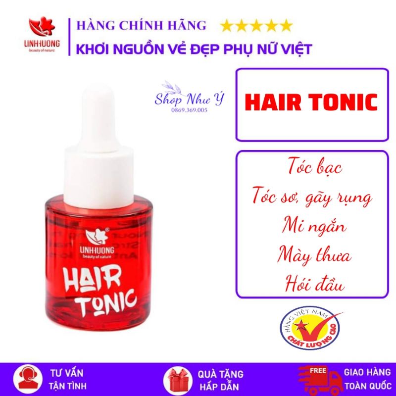 Dưỡng tóc Hair tonic Linh Hương chính hãng 26ml