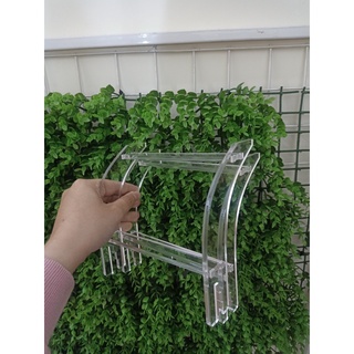 Bộ chân gác đèn mica cao cấp, kiểu cong