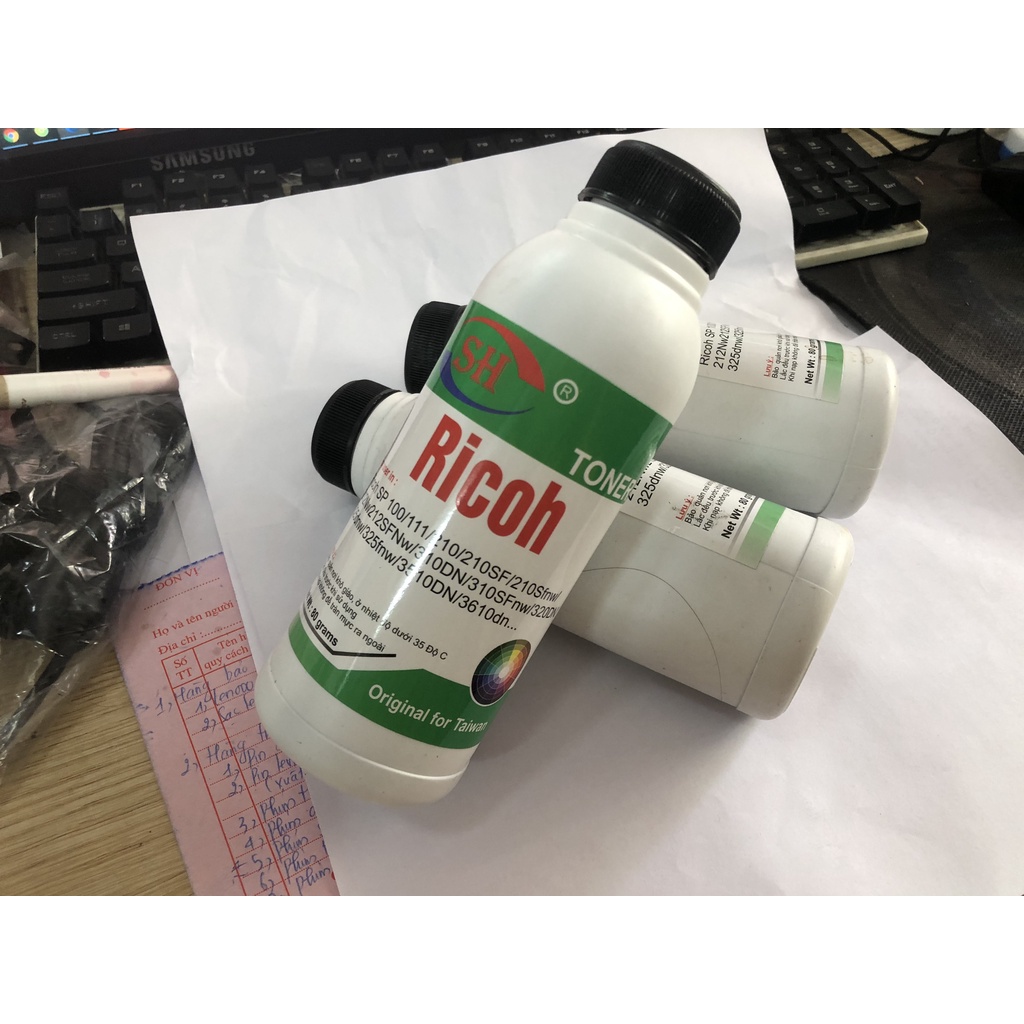Lọ mực đổ máy in Ricoh SP100 SP111 SP210 SP212 SP310 SP325... - Mực đổ Ricoh