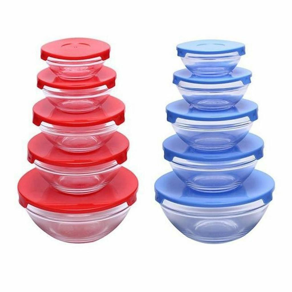 BỘ 5 BÁT THỦY TINH CÓ NẮP CAO CẤP