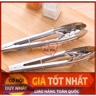 Kẹp inox gắp thức ăn gắp đá