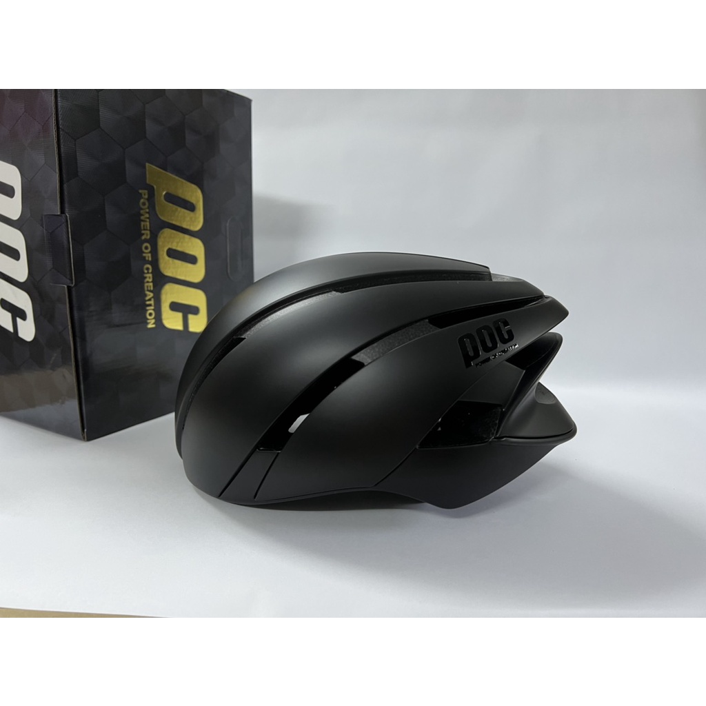 NÓN BẢO HIỂM THỂ THAO XE ĐẠP POC 03 MÀU ĐEN NHÁM-FULLBOX CHÍNH HÃNG