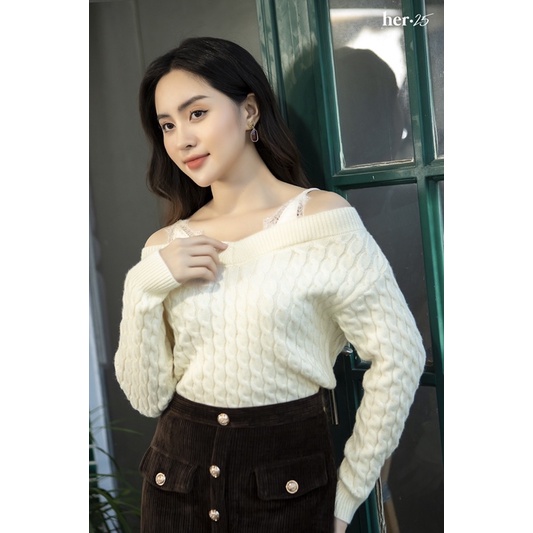 Áo trễ vai thừng 2 dây