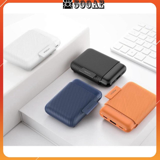 Sạc dự phòng không dây P51 Mini chính hãng Rock 10.000mAh