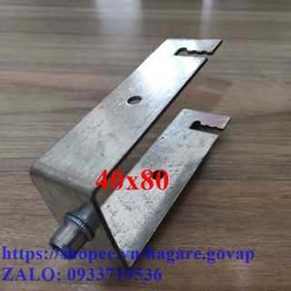 Pát U size 40x80 kẹp dưới pin năng lượng mặt trời-solar Panel- Không bulong
