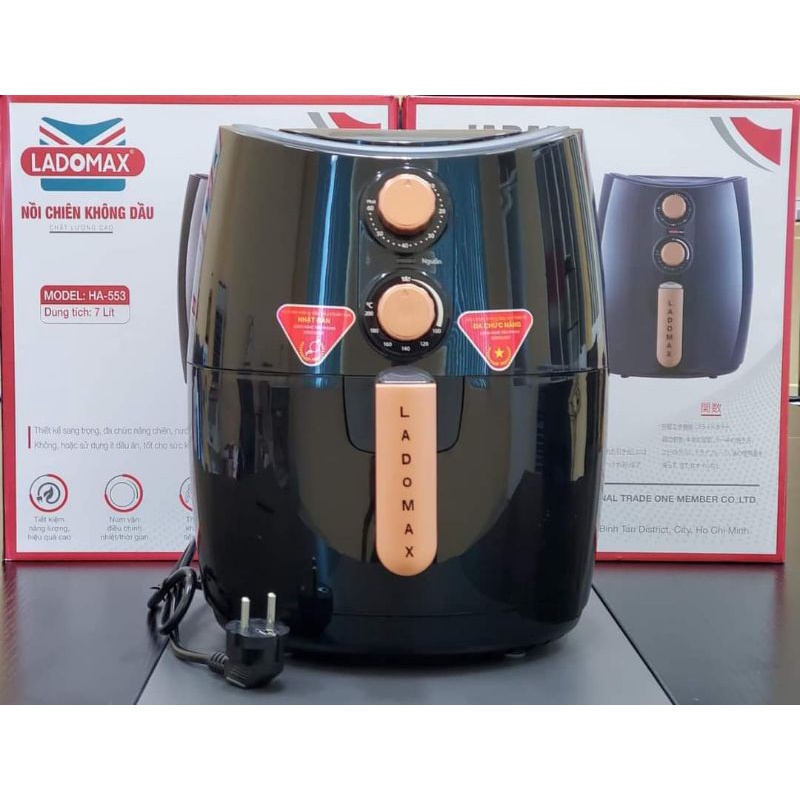Nồi chiên 7 lit ladomax,