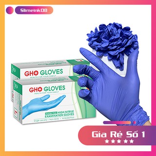 [HÀNG MỚI VỀ] Găng tay y tế không bột xanh tím