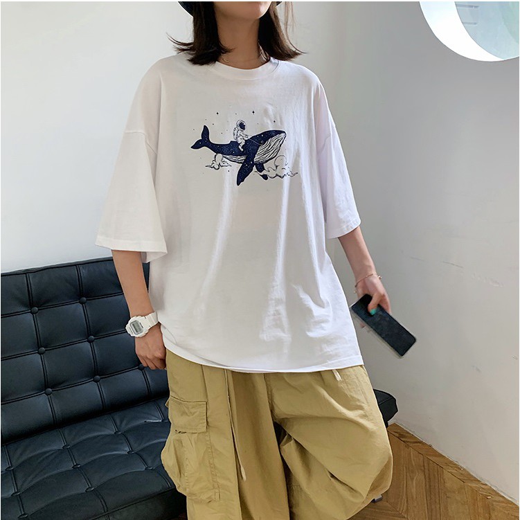 Áo thun tay lỡ form rộng unisex Tiger.86 AFR205