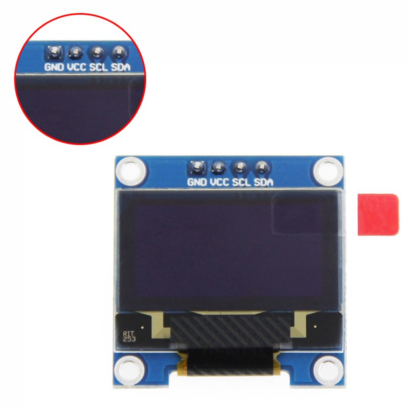 Mạch Chuyển Đổi 0.96 Inch Iic I2C Serial Gnd 128x64 Oled Lcd Led Cho Arduino
