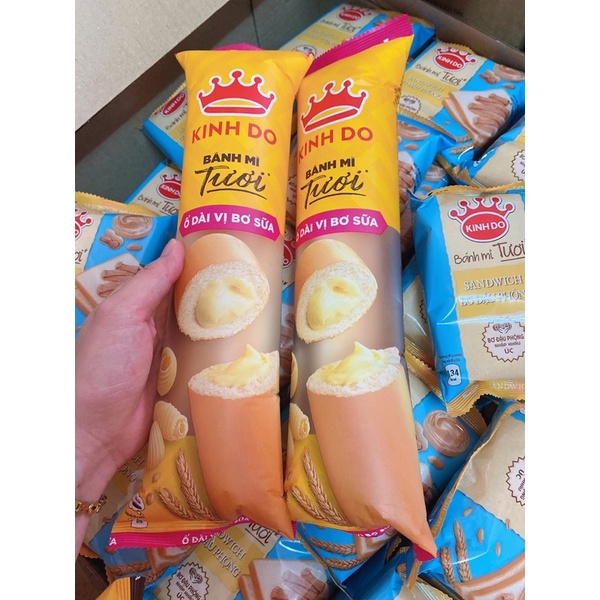 COMBO 10 cái BÁNH MÌ TƯƠI KINH ĐÔ CÁC LOẠI ( lưu ý date ngăn hạng nên đặt now or grap )