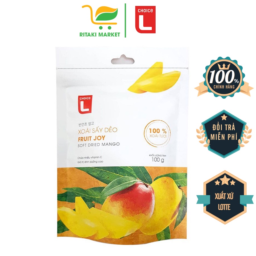 Xoài Sấy Dẻo Fruit Joy Choice L Gói 100G