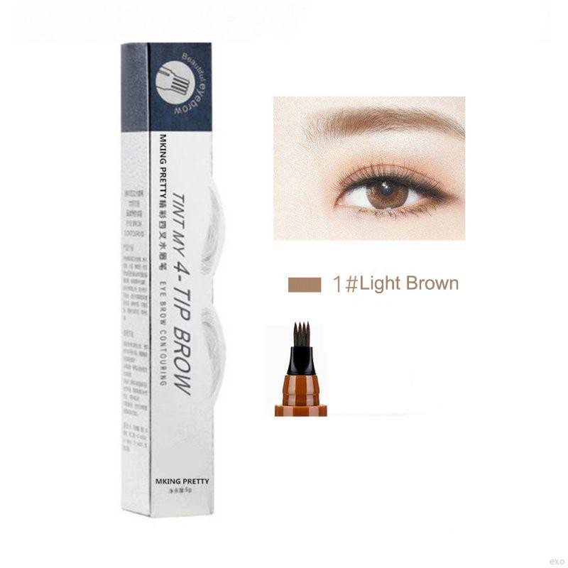 Bút chì kẻ lông mày 4 tia chống nước lâu trôi