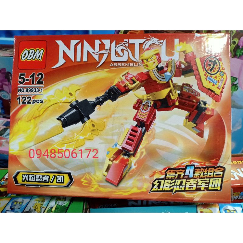 Đồ chơi Lego Ninjutsu chiến binh thép xếp hình