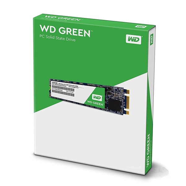 [Mã 159ELSALE hoàn 7% đơn 300K] Ổ cứng SSD Western Green 480Gb M2.2280 - Bảo hành chính hãng 36 tháng
