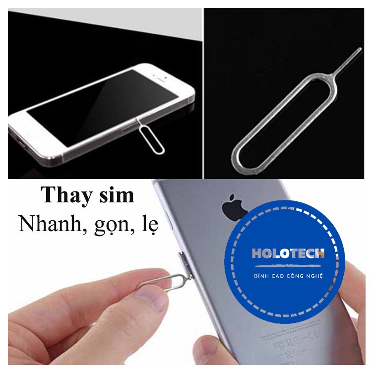 Que chọc sim đa năng dùng để lấy sim thẻ điện thoại máy tính bảng làm bằng Inox siêu bền