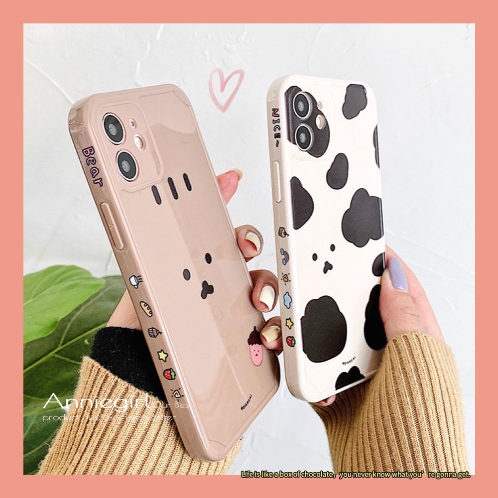 Ốp Điện Thoại Tpu Mềm Chống Sốc In Hình Gấu Dễ Thương Cho Iphone 12 11 Pro Max X Xs Max Xr 8 7 | BigBuy360 - bigbuy360.vn