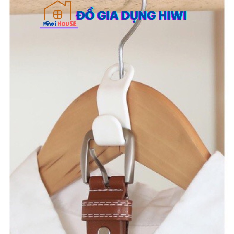 Túi 10 Đầu Nối Móc Treo Quần Áo Bằng Nhựa Đa Năng Tiện Lợi