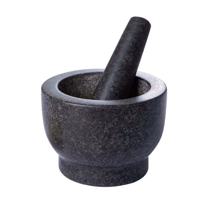 Thanh lý (sứt mẻ do vận chuyển)Bộ cối chày, dụng cụ nghiền ớt tỏi, hành tím,..... thủ công, bằng đá granite thảo mộc