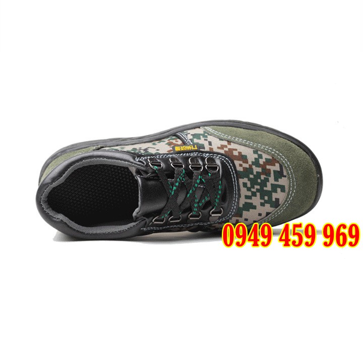 👛 Giày Bảo Hộ Lao Động Nam Thể Thao - Phong Cách Lính - Đế Thép Mũi Thép - Siêu Bền - Tặng Kèm Tất 👟