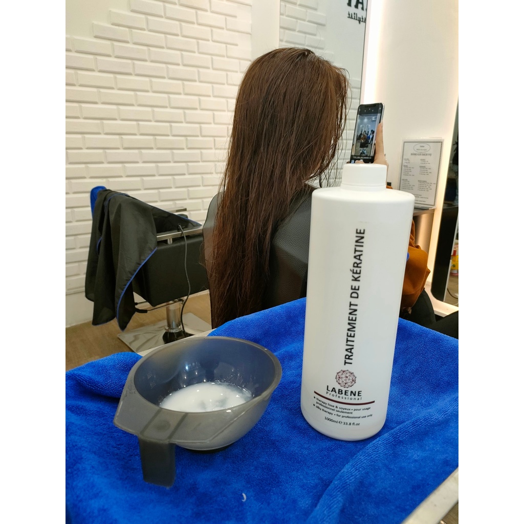 Keratin phục hồi tóc hư nát Labene Traitement De Kératine 1000ml
