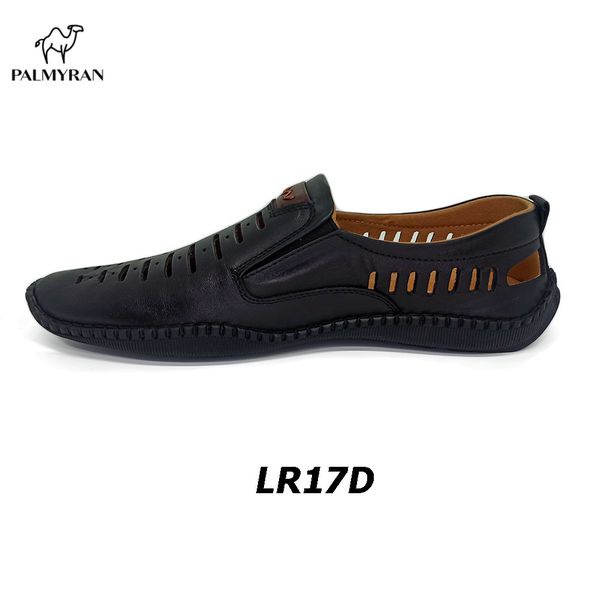 Giày lười nam da bò đục lỗ thoáng khí palmyran LR17D