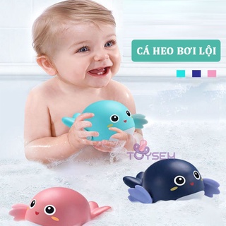 Đồ chơi cá bơi trong nước tự động bằng vặn cót cho bé vui nhộn khi tắm