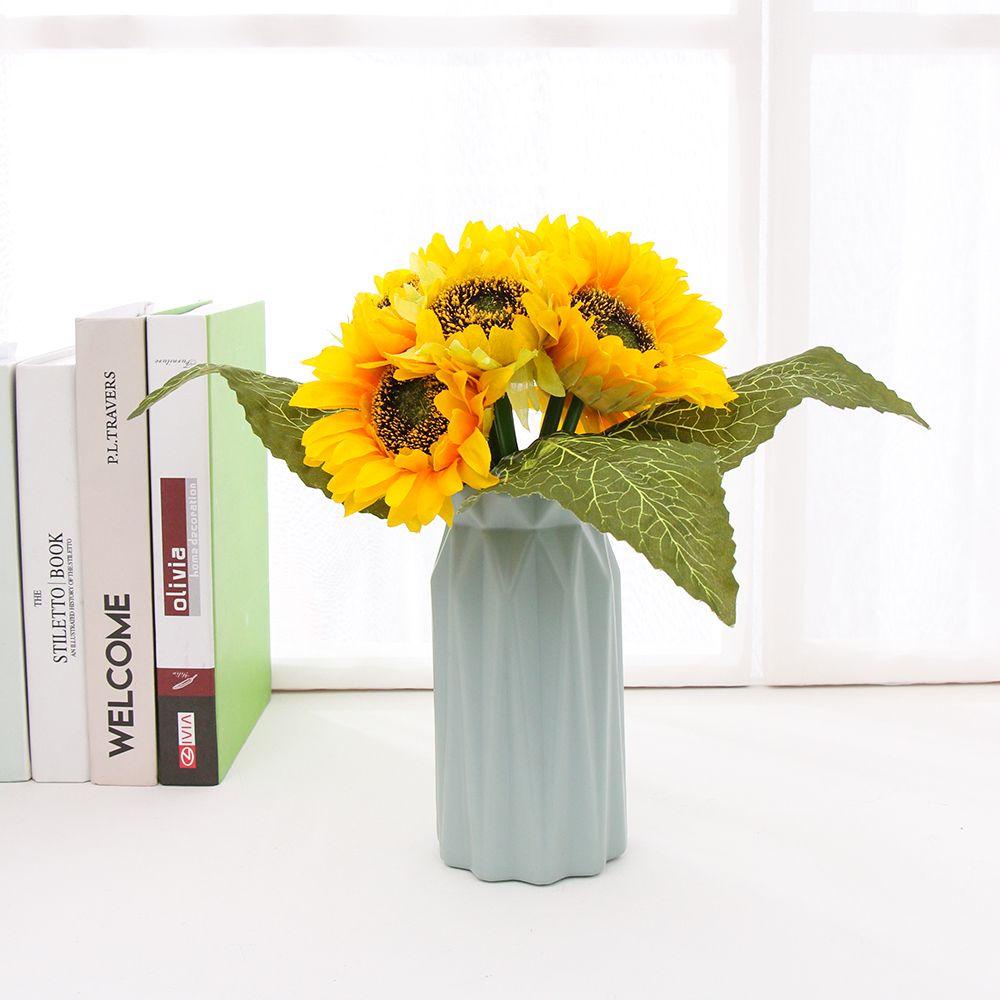 WATTLE Bó Hoa Hướng Dương Giả Trang Trí Tiệc Cưới