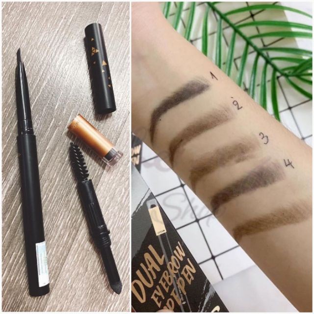 Chì kẻ mày định hình Vacosi Dual Eyebrown Shape Pen