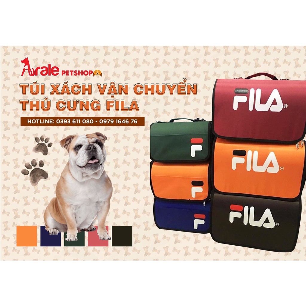 TÚI XÁCH FILA CHO CHÓ MEO