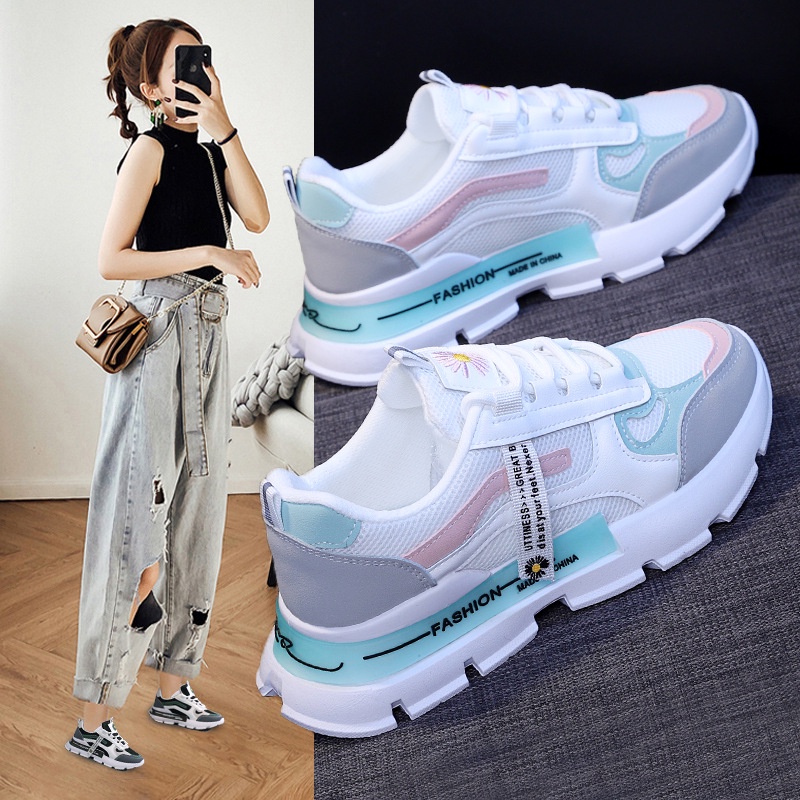 Giày Thể Thao Nữ Thời Trang Hàn Quốc Phong Cách Mới Cho TTH02