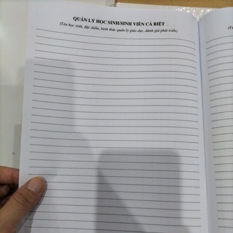 Sổ tay giáo viên theo tt23/2018