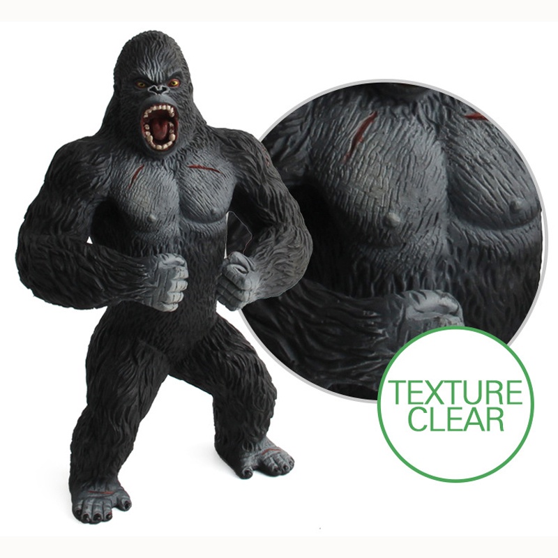 Mô hình nhân vật King Kong Godzilla tĩnh sinh động 31x21cm